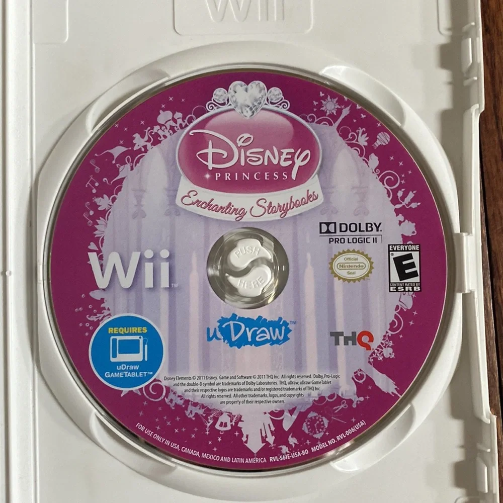 Wii Game — uDraw — Disney Princess Enchanting Storybooks
